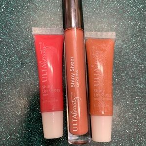BRAND NEW set of 3 ULTA Beauty Lip Glosses